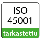 Soveltuu ISO 45001:2018 mukaiseen hallintajärjestelmään